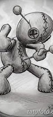 фото тату кукла вуду от 08.08.2017 №038 — Tattoo doll voodoo_tatufoto.com