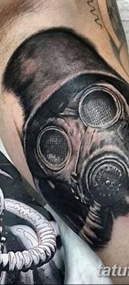 фото тату противогаз от 11.08.2017 №006 — Tattoo gas mask_tatufoto.com