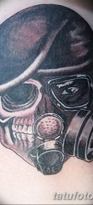 фото тату противогаз от 11.08.2017 №009 — Tattoo gas mask_tatufoto.com