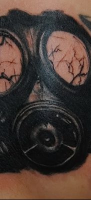 фото тату противогаз от 11.08.2017 №014 — Tattoo gas mask_tatufoto.com
