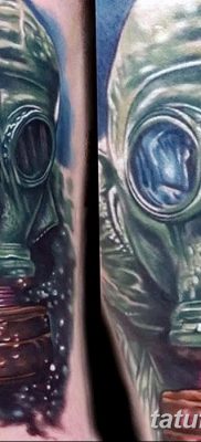 фото тату противогаз от 11.08.2017 №025 — Tattoo gas mask_tatufoto.com