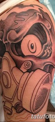 фото тату противогаз от 11.08.2017 №035 — Tattoo gas mask_tatufoto.com