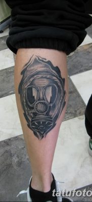 фото тату противогаз от 11.08.2017 №036 — Tattoo gas mask_tatufoto.com