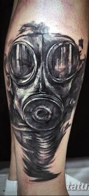 фото тату противогаз от 11.08.2017 №037 — Tattoo gas mask_tatufoto.com