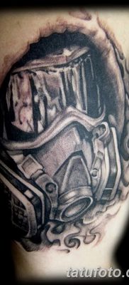 фото тату противогаз от 11.08.2017 №138 — Tattoo gas mask_tatufoto.com