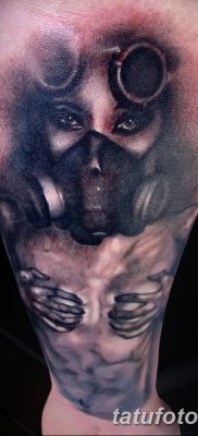 фото тату противогаз от 11.08.2017 №149 — Tattoo gas mask_tatufoto.com