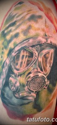 фото тату противогаз от 11.08.2017 №150 — Tattoo gas mask_tatufoto.com