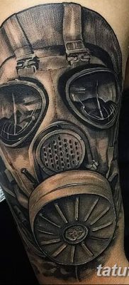 фото тату противогаз от 11.08.2017 №155 — Tattoo gas mask_tatufoto.com
