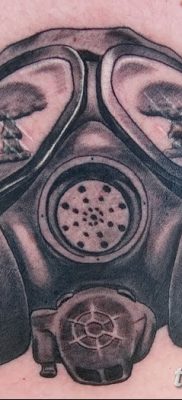 фото тату противогаз от 11.08.2017 №156 — Tattoo gas mask_tatufoto.com