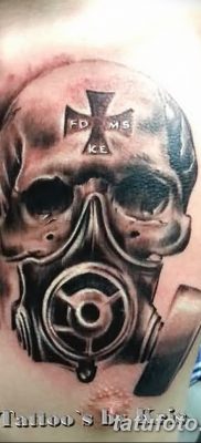 фото тату противогаз от 11.08.2017 №158 — Tattoo gas mask_tatufoto.com