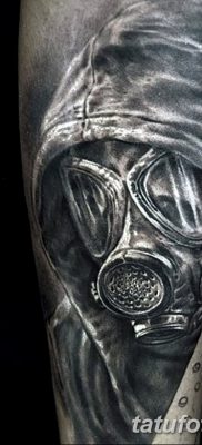 фото тату противогаз от 11.08.2017 №161 — Tattoo gas mask_tatufoto.com