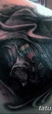 фото тату противогаз от 11.08.2017 №162 — Tattoo gas mask_tatufoto.com