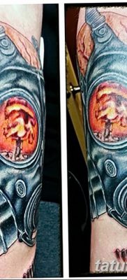 фото тату противогаз от 11.08.2017 №166 — Tattoo gas mask_tatufoto.com