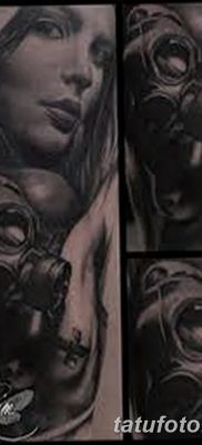 фото тату противогаз от 11.08.2017 №170 — Tattoo gas mask_tatufoto.com