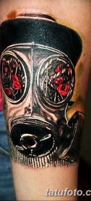фото тату противогаз от 11.08.2017 №172 — Tattoo gas mask_tatufoto.com