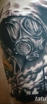 фото тату противогаз от 11.08.2017 №173 — Tattoo gas mask_tatufoto.com