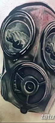 фото тату противогаз от 11.08.2017 №174 — Tattoo gas mask_tatufoto.com