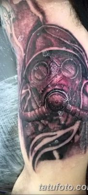 фото тату противогаз от 11.08.2017 №177 — Tattoo gas mask_tatufoto.com