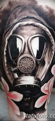 фото тату противогаз от 11.08.2017 №179 — Tattoo gas mask_tatufoto.com