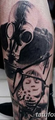 фото тату противогаз от 11.08.2017 №180 — Tattoo gas mask_tatufoto.com