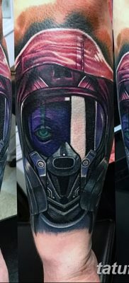 фото тату противогаз от 11.08.2017 №181 — Tattoo gas mask_tatufoto.com