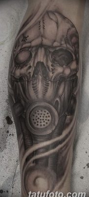 фото тату противогаз от 11.08.2017 №184 — Tattoo gas mask_tatufoto.com
