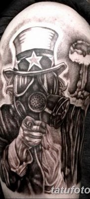 фото тату противогаз от 11.08.2017 №186 — Tattoo gas mask_tatufoto.com