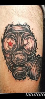 фото тату противогаз от 11.08.2017 №187 — Tattoo gas mask_tatufoto.com