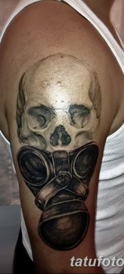фото тату противогаз от 11.08.2017 №188 — Tattoo gas mask_tatufoto.com