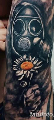 фото тату противогаз от 11.08.2017 №194 — Tattoo gas mask_tatufoto.com