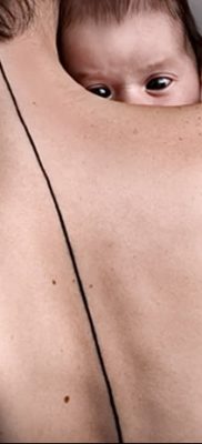 фото тату прямая линия (полоса) от 11.08.2017 №121 — Straight line tattoo