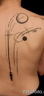 фото тату прямая линия (полоса) от 11.08.2017 №147 — Straight line tattoo