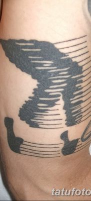 фото тату прямая линия (полоса) от 11.08.2017 №154 — Straight line tattoo