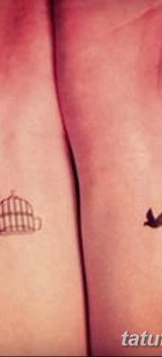 фото тату птица и клетка от 16.08.2017 №006 — Tattoo bird and cage_tatufoto.com
