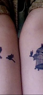 фото тату птица и клетка от 16.08.2017 №143 — Tattoo bird and cage_tatufoto.com
