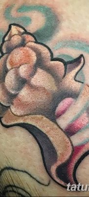 фото тату раковина от 19.08.2017 №154 — Tattoo shell_tatufoto.com