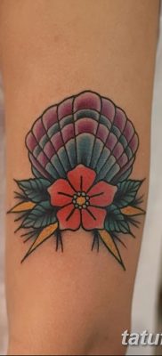 фото тату раковина от 19.08.2017 №173 — Tattoo shell_tatufoto.com