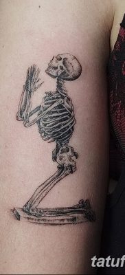 фото тату скелет от 28.08.2017 №003 — tattoo skeleton — tatufoto.com