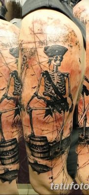 фото тату скелет от 28.08.2017 №012 — tattoo skeleton — tatufoto.com