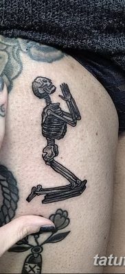 фото тату скелет от 28.08.2017 №016 — tattoo skeleton — tatufoto.com