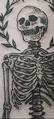 фото тату скелет от 28.08.2017 №025 — tattoo skeleton — tatufoto.com