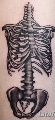 фото тату скелет от 28.08.2017 №030 — tattoo skeleton — tatufoto.com