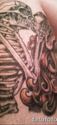 фото тату скелет от 28.08.2017 №031 — tattoo skeleton — tatufoto.com