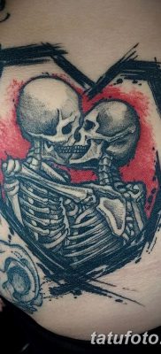 фото тату скелет от 28.08.2017 №041 — tattoo skeleton — tatufoto.com