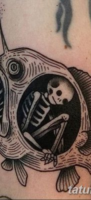 фото тату скелет от 28.08.2017 №054 — tattoo skeleton — tatufoto.com
