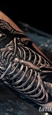 фото тату скелет от 28.08.2017 №055 — tattoo skeleton — tatufoto.com