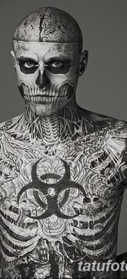 фото тату скелет от 28.08.2017 №056 — tattoo skeleton — tatufoto.com