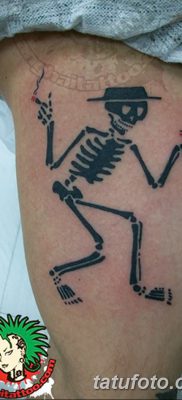 фото тату скелет от 28.08.2017 №062 — tattoo skeleton — tatufoto.com