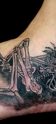 фото тату скелет от 28.08.2017 №111 — tattoo skeleton — tatufoto.com