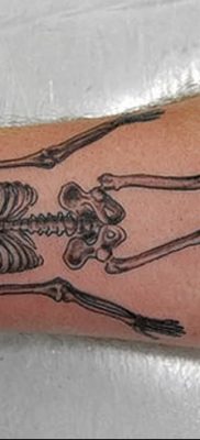 фото тату скелет от 28.08.2017 №113 — tattoo skeleton — tatufoto.com